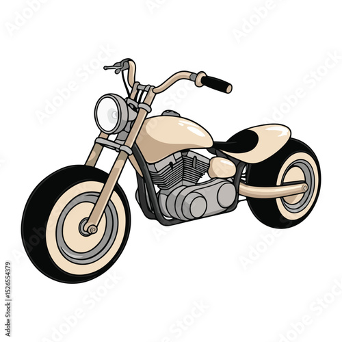 Friendly Chibi Bike Icons in Bright Colors Vector