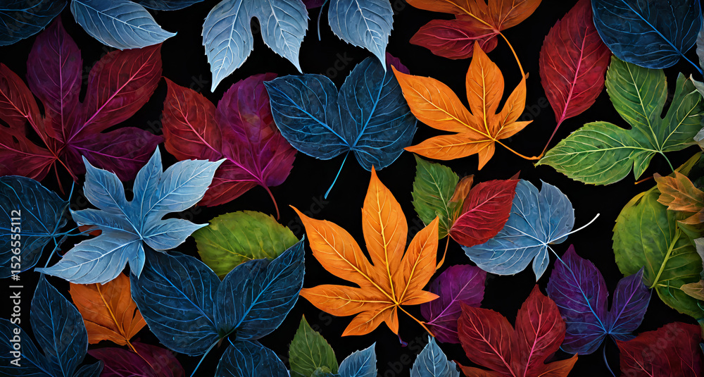 seamless pattern with autumn leaves seamless pattern with autumn leaves