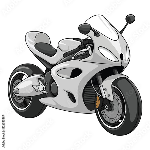 Cartoon Scooter and Motorbike Pack in Cute Style