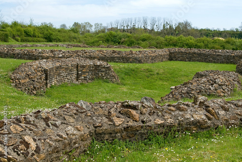 Site Gallo Romain, le temple, Sanxay, 86, Vienne, France