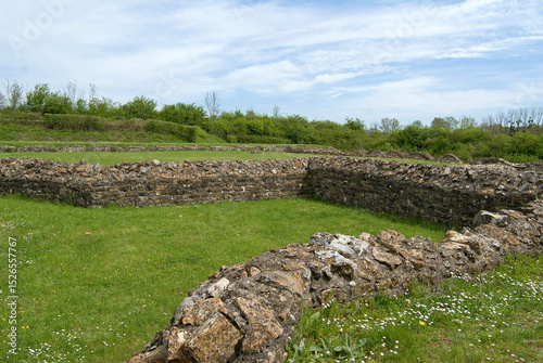 Site Gallo Romain, le temple, Sanxay, 86, Vienne, France
