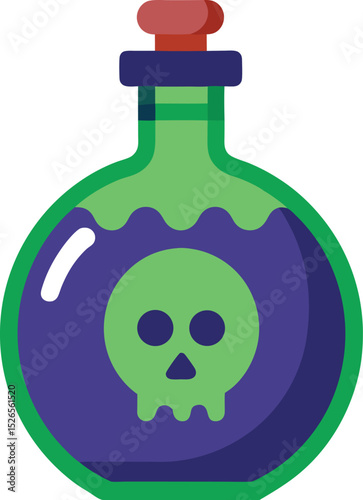 potion bottle icon clipart vector on transparent background	
