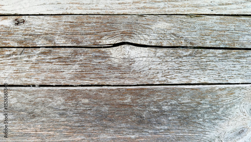Weathered Wooden Planks with Natural Grain Texture