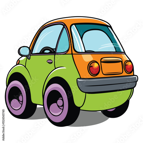 Vector Bundle of Fun Toy Vehicles for Children