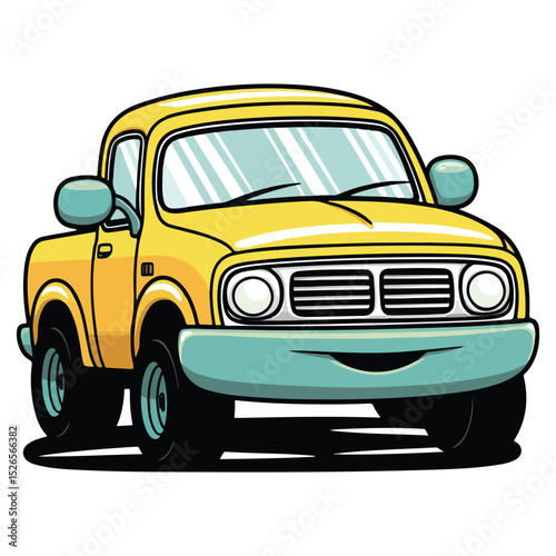 Kids Vehicle Icons in Bright and Soft Color Palette