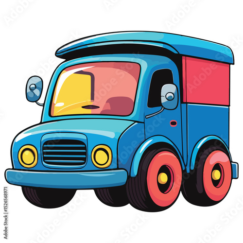 Colorful Cars for Baby and Toddler Design Icons