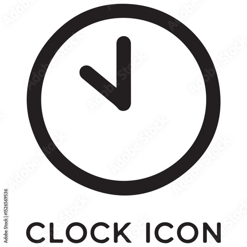 vector clock icon. vector illustration eps 10