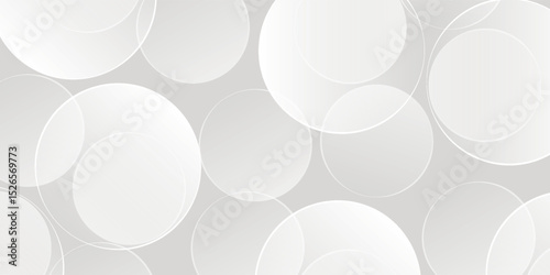 Modern graphic design element circles style concept for banner. vector.