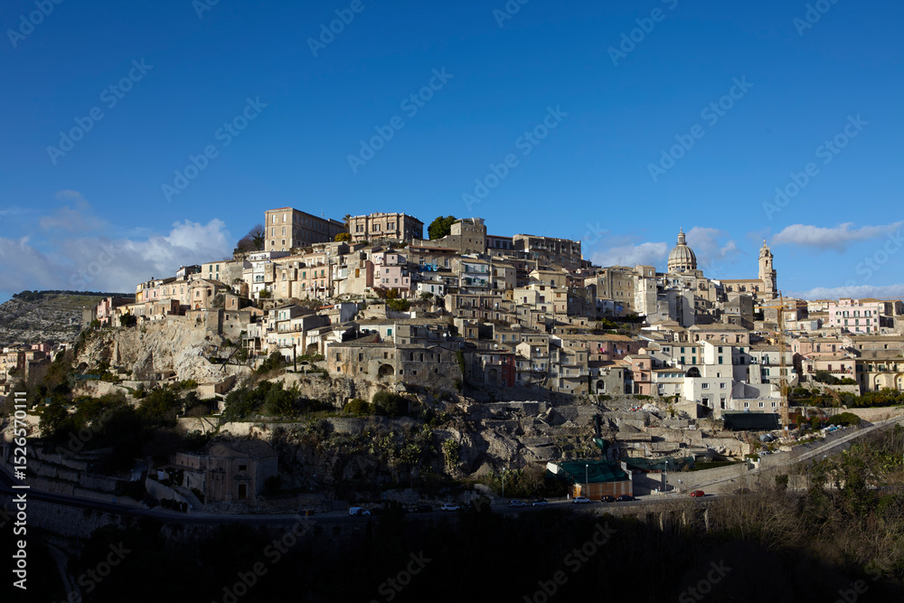 Obraz premium Cityscape of Ragusa Ibla, Sicily, Italy