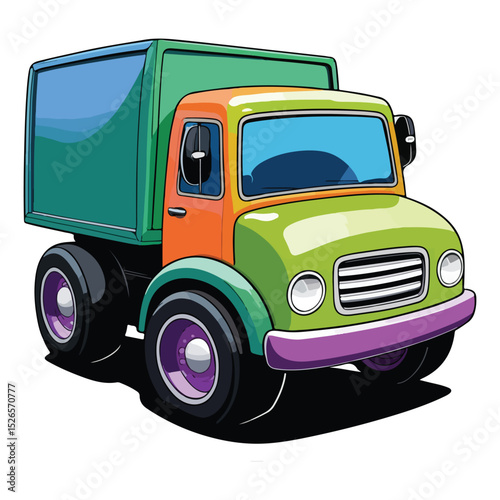 Playful Toy Cars in Adorable Vector Style Icons