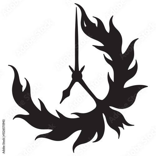 clock on a white background. vector illustration eps 10