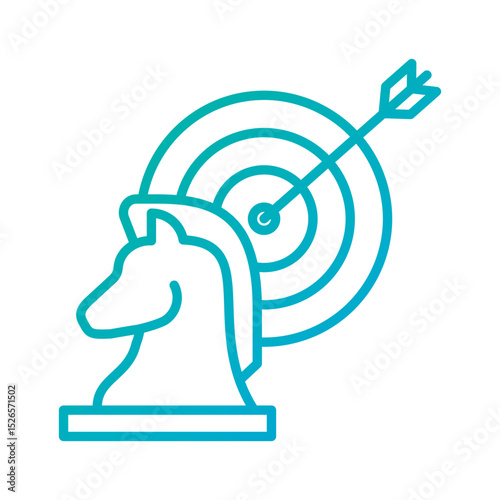 Goal Strategy - Financial Strategy Outline Illustration