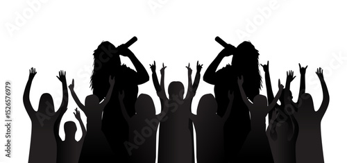 Printmusic party celebration element