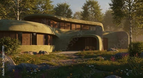 Organic modern home in natures embrace