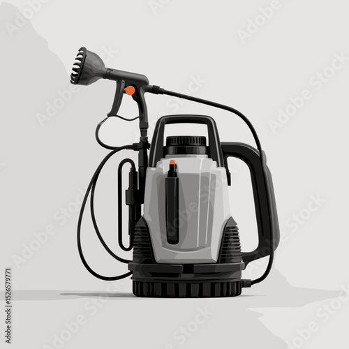 Garden sprayer illustration on a transparent background