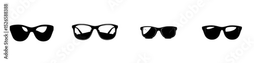 Collection of stylish sunglasses in various designs showcasing modern fashion accessories for summer activities