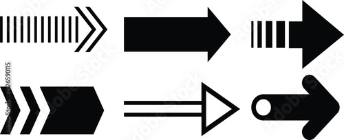  Arrow icon. Arrow vector collection. Arrow. Cursor. Modern simple arrows. Vector illustration