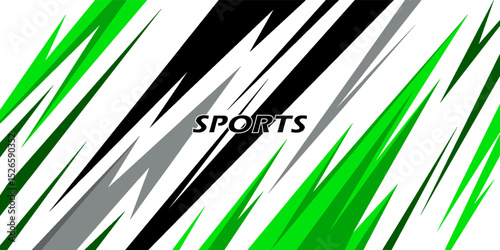 Exclusive and sporty color racing car livery design. Printable vector file below. Universal use.