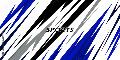 Exclusive and sporty color racing car livery design. Printable vector file below. Universal use.