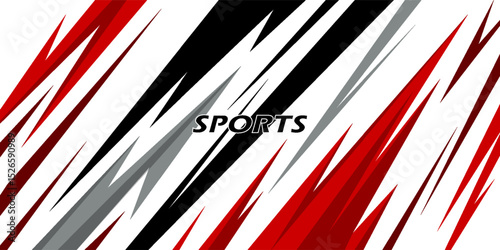 Exclusive and sporty color racing car livery design. Printable vector file below. Universal use.