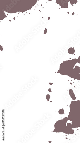 Colorful Abstract Paint Splash Frame 4k Element Svg