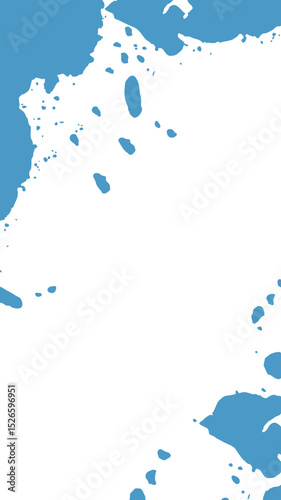 Colorful Abstract Paint Splash Frame 4k Element Svg