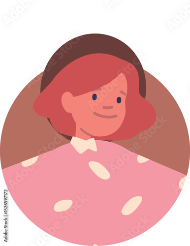 Cute pretty girl child avatar