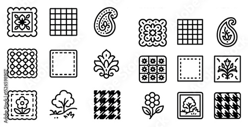 Decorative patterns and motifs for creative design inspiration