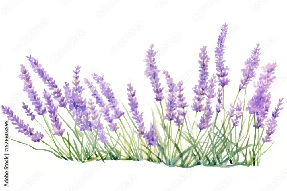 Naklejka premium Lavender blossom flower plant.