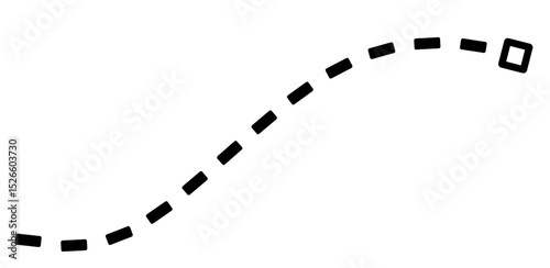 Connecting arrow point on transparent background