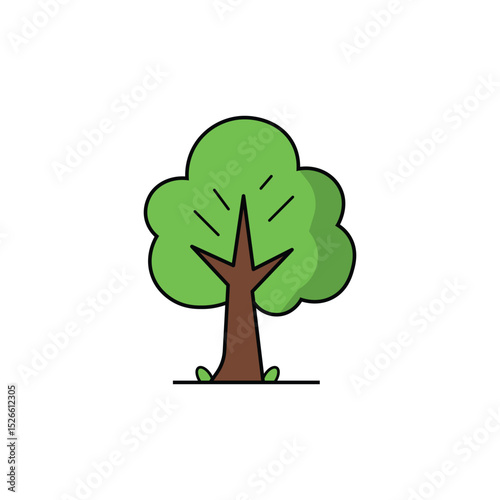Single tree symbolizing reforestation effort