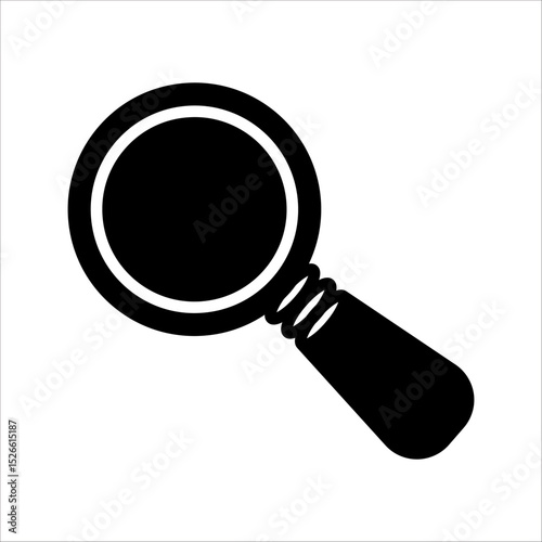 Magnifying glass icon, search icon Vector Illustration, Magnifying glass set, Zoom symbol,  zoom lens sign, scan search symbol isolated, search symbol for web icons flat vector illustration.