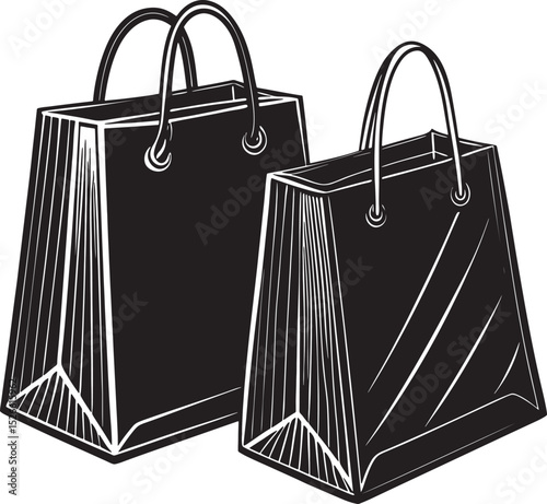 shopping bag vector