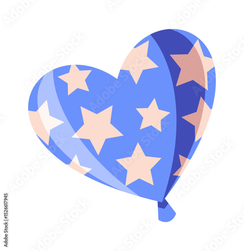 Independence day balloon cartoon element