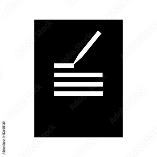 Notebook line icon. High quality outline symbol for web design or mobile app. Thin line sign for design logo. Black outline pictogram on white background