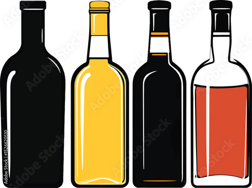 red wine bottle