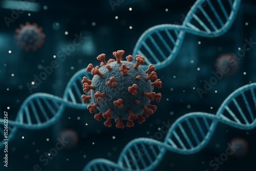 3d rendered illustration of dna