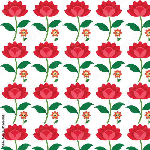 seamless pattern with roses