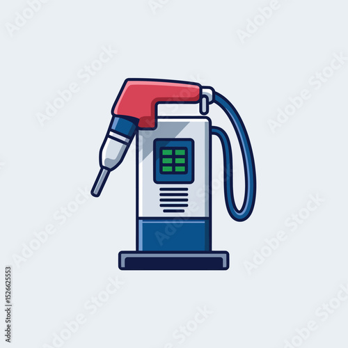 vector icons to vehicle fueling and charging a gasoline pump, an electric vehicle plug hydrogen mole