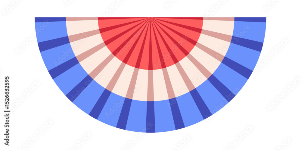 Fototapeta premium Patriotic American independence day decoration