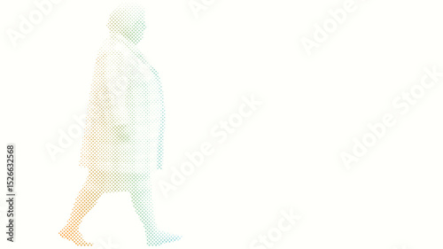 Senior woman walking, symbolizing early retirement planning with copy space