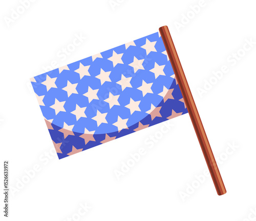 USA independence day flag attribute