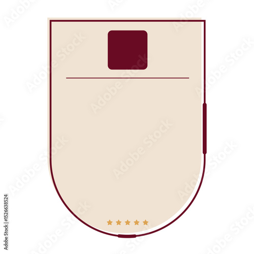 Minimalist testimonial box. Review, feedback frame. Design elements for speech bubbles. Vector isolated.