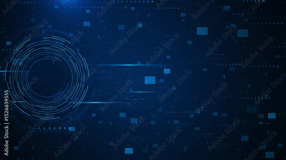 IOT internet of thing Computer AI cloud data security system big cloud data online digital technology, futuristic iot 3D beat motion glow artificial intelligent abstract Metaverse cyber space concept