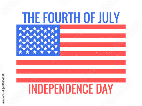 Fourth july independence day badge