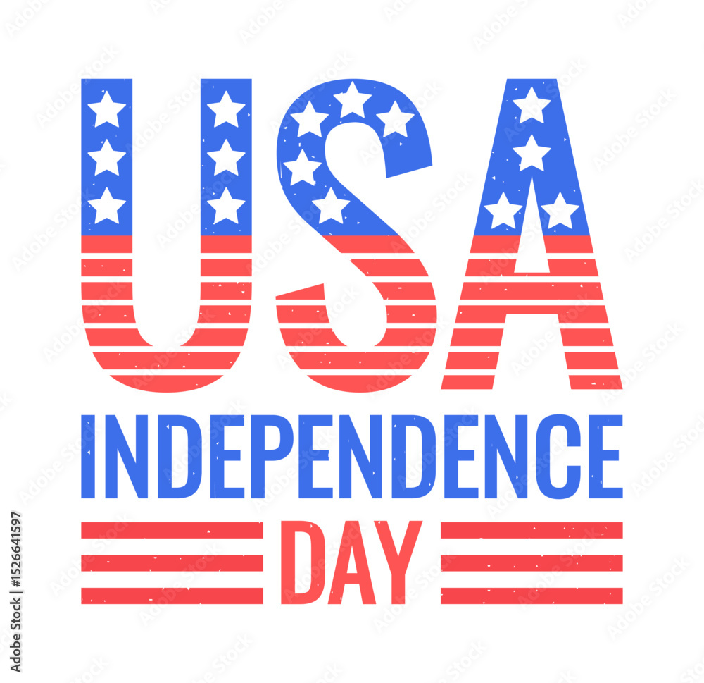 Obraz premium USA independence day grunge badge