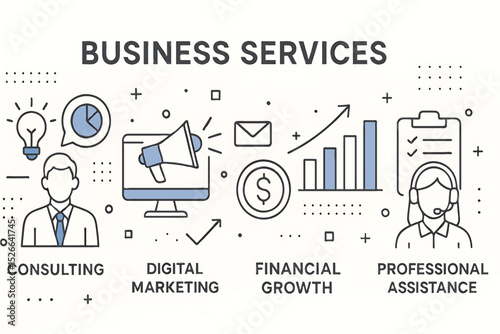 Business infographic elements set with icons charts and symbols for marketing strategy and management design