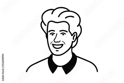 smiling-man-with-styled-hair--symbolizing-charm--c.eps
