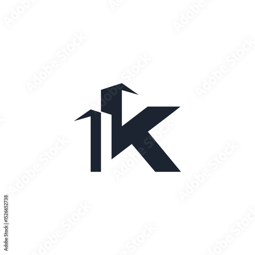Letter K Building Logo Design Template. Suitable for your design need, logo, illustration, animation, etc.
