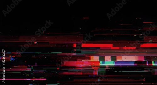 abstract digital glitch noise